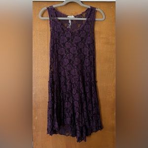 Free People Purple Lace Dress